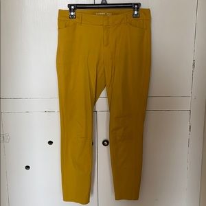 Mustard yellow old navy dress pants
